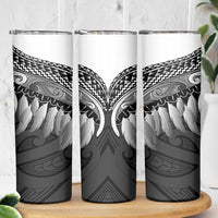 Poutama Korowai New Zealand Skinny Tumbler Aotearoa Maori Tattoo LT14 - Polynesian Pride