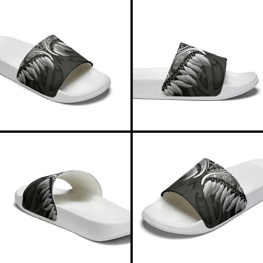 Poutama Korowai New Zealand Slide Sandals Aotearoa Maori Tattoo LT14 - Polynesian Pride