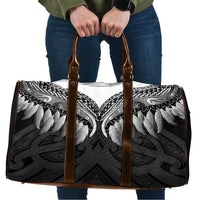 Poutama Korowai New Zealand Travel Bag Aotearoa Maori Tattoo LT14 Black - Polynesian Pride