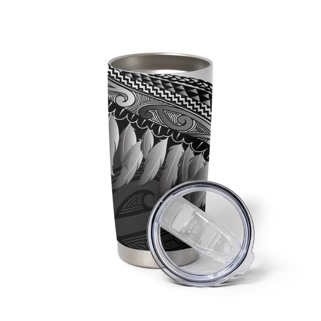 Poutama Korowai New Zealand Tumbler Cup Aotearoa Maori Tattoo LT14 - Polynesian Pride