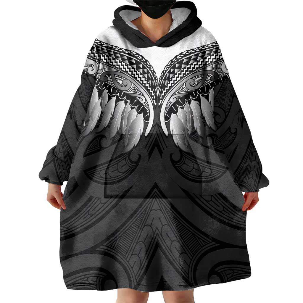 Poutama Korowai New Zealand Wearable Blanket Hoodie Aotearoa Maori Tattoo LT14 - Polynesian Pride