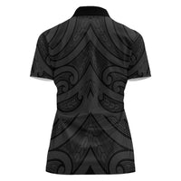 Poutama Korowai New Zealand Women Polo Shirt Aotearoa Maori Tattoo - Polynesian Pride