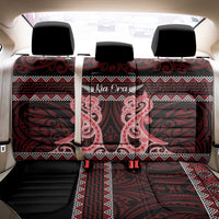 Kia Ora New Zealand Back Car Seat Cover Maori Language Week Whero Taniko Motif LT14 - Polynesian Pride