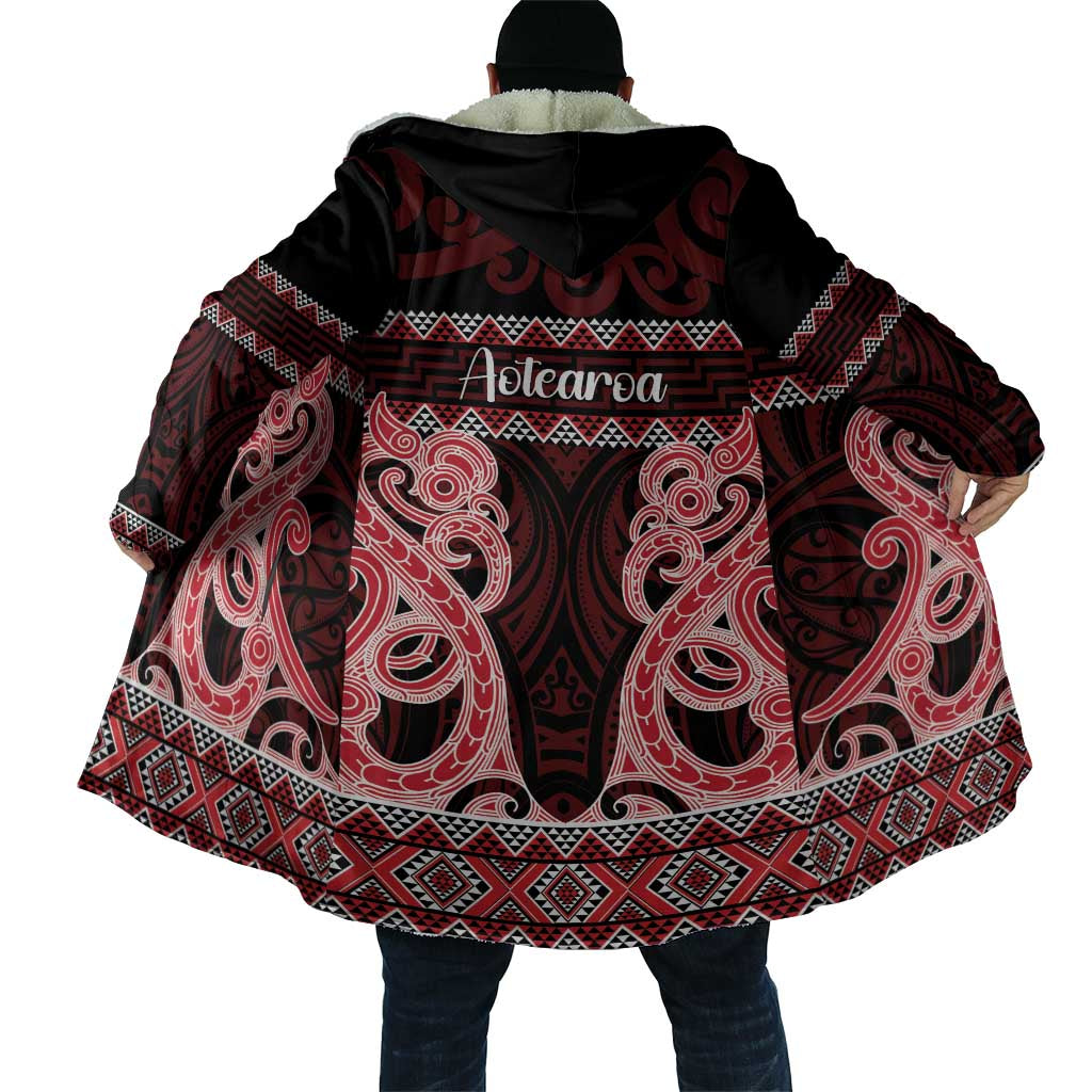 Kia Ora New Zealand Cloak Maori Language Week Whero Taniko Motif - Polynesian Pride