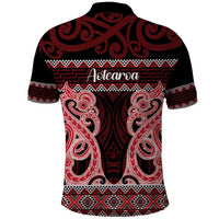 Kia Ora New Zealand Polo Shirt Maori Language Week Whero Taniko Motif LT14 - Polynesian Pride