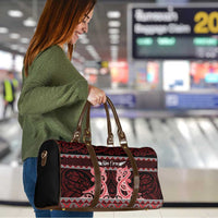 Kia Ora New Zealand Travel Bag Maori Language Week Whero Taniko Motif LT14 - Polynesian Pride