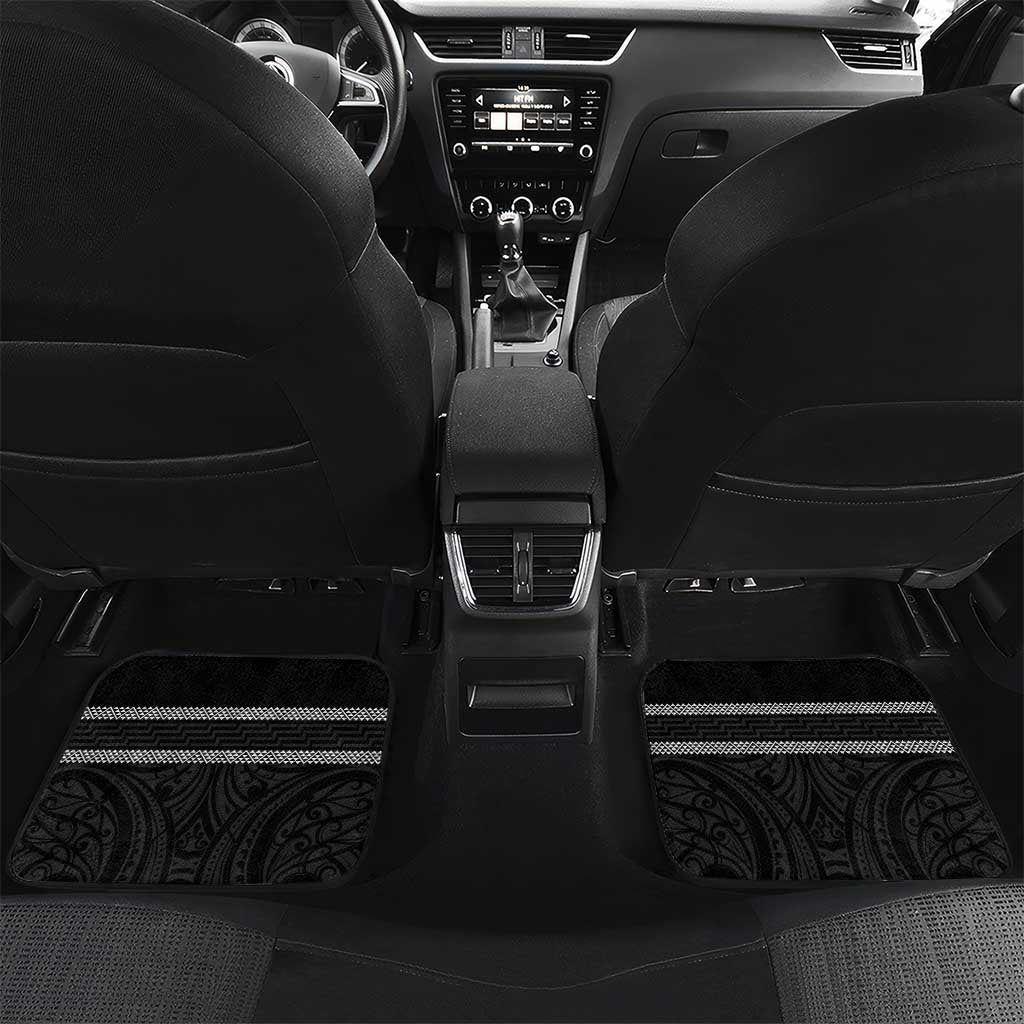 Kia Ora New Zealand Car Mats Maori Language Week Pango Taniko Motif - Polynesian Pride