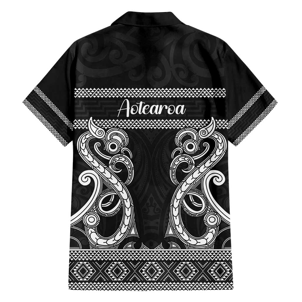 Kia Ora New Zealand Family Matching Summer Maxi Dress and Hawaiian Shirt Maori Language Week Pango Taniko Motif LT14 - Polynesian Pride