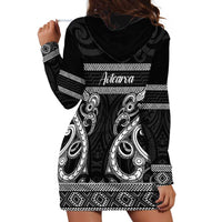 Kia Ora New Zealand Hoodie Dress Maori Language Week Pango Taniko Motif LT14 - Polynesian Pride