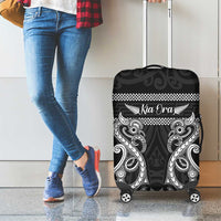 Kia Ora New Zealand Luggage Cover Maori Language Week Pango Taniko Motif - Polynesian Pride