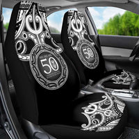 Kia Kaha Te Reo Maori New Zealand Car Seat Cover 50th Anniversary Ake Ake Ake LT14 - Polynesian Pride