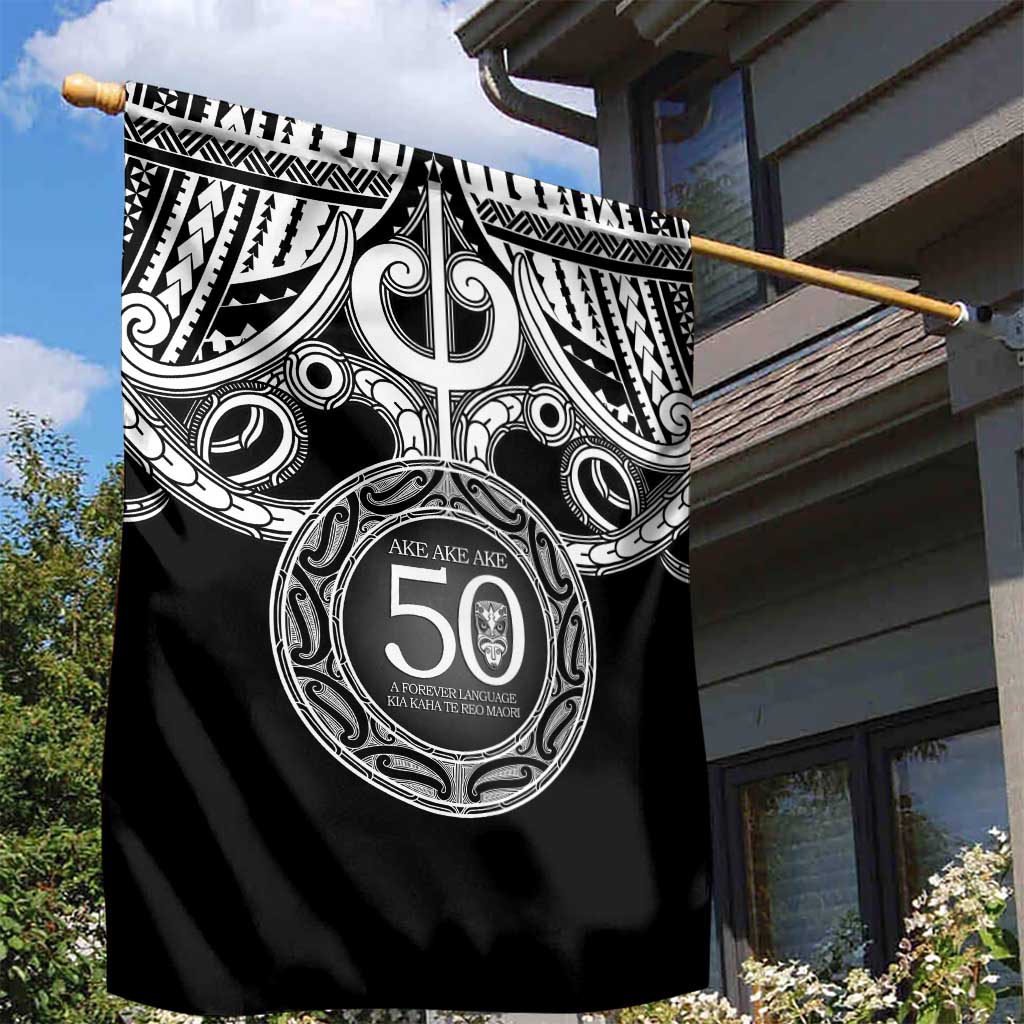 Kia Kaha Te Reo Maori New Zealand Garden Flag 50th Anniversary Ake Ake Ake LT14 - Polynesian Pride
