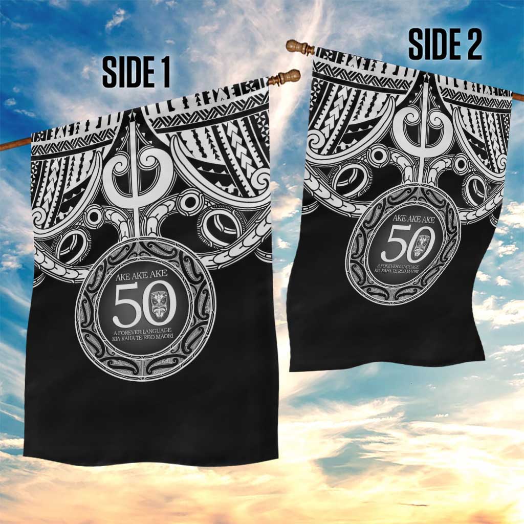 Kia Kaha Te Reo Maori New Zealand Garden Flag 50th Anniversary Ake Ake Ake LT14 - Polynesian Pride