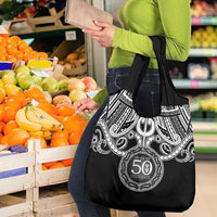 Kia Kaha Te Reo Maori New Zealand Grocery Bag 50th Anniversary Ake Ake Ake LT14 - Polynesian Pride