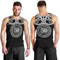 Kia Kaha Te Reo Maori New Zealand Men Tank Top 50th Anniversary Ake Ake Ake LT14 - Polynesian Pride