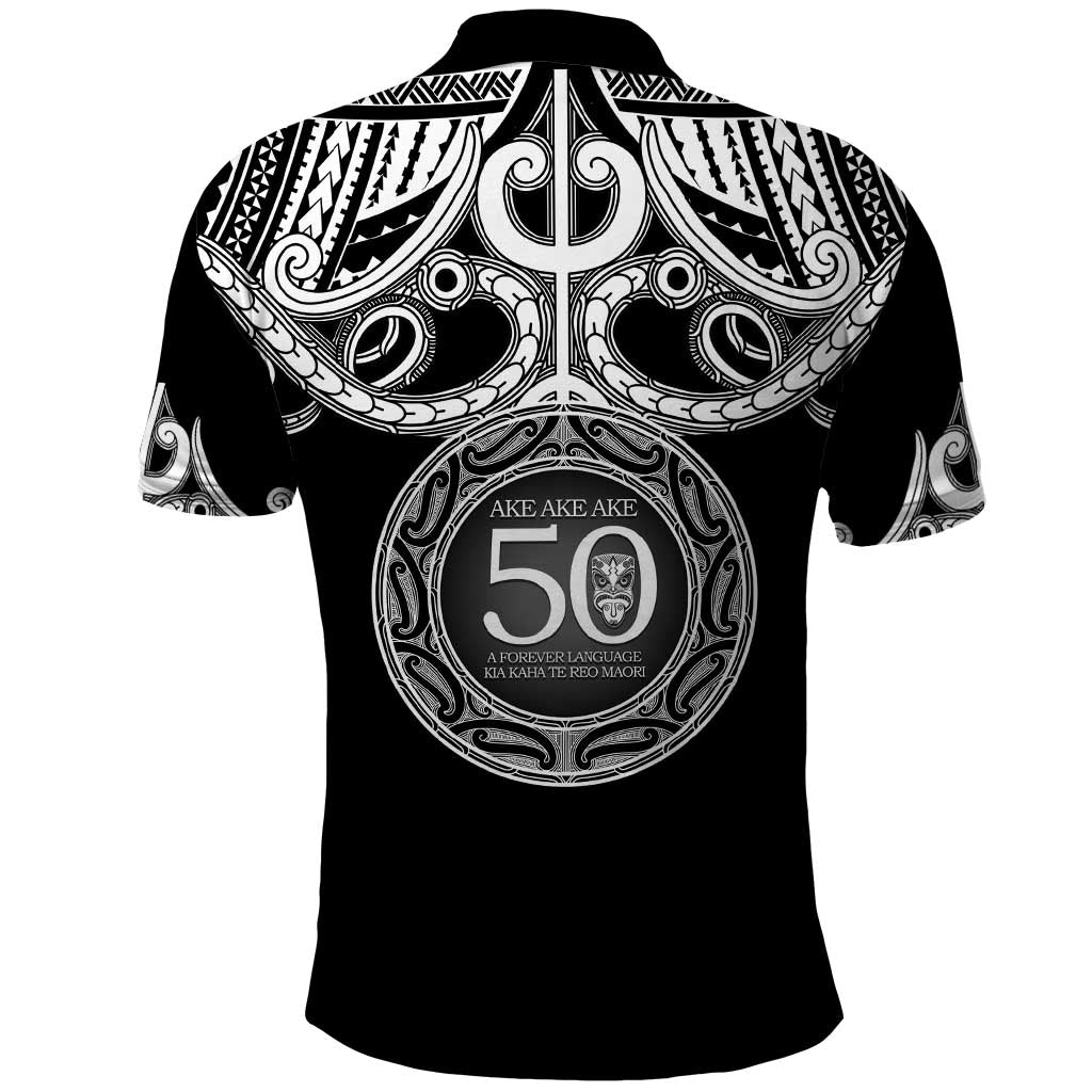 Kia Kaha Te Reo Maori New Zealand Polo Shirt 50th Anniversary Ake Ake Ake LT14 - Polynesian Pride