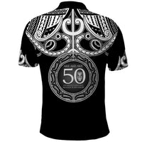 Kia Kaha Te Reo Maori New Zealand Polo Shirt 50th Anniversary Ake Ake Ake LT14 - Polynesian Pride