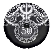 Kia Kaha Te Reo Maori New Zealand Spare Tire Cover 50th Anniversary Ake Ake Ake LT14 - Polynesian Pride