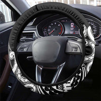 Kia Kaha Te Reo Maori New Zealand Steering Wheel Cover 50th Anniversary Ake Ake Ake LT14 - Polynesian Pride