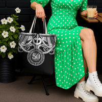 Kia Kaha Te Reo Maori New Zealand Tote Bag 50th Anniversary Ake Ake Ake LT14 - Polynesian Pride