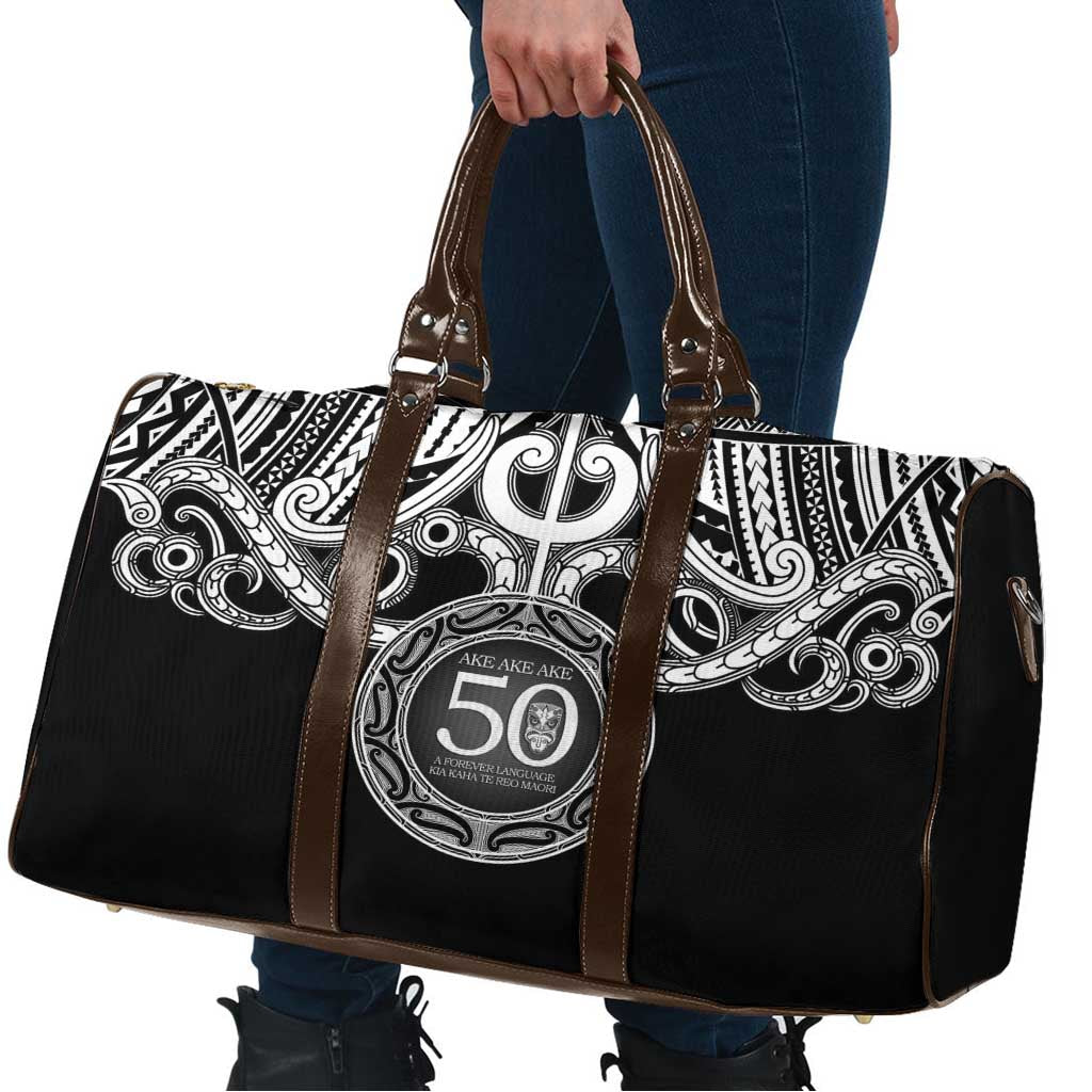 Kia Kaha Te Reo Maori New Zealand Travel Bag 50th Anniversary Ake Ake Ake LT14 - Polynesian Pride