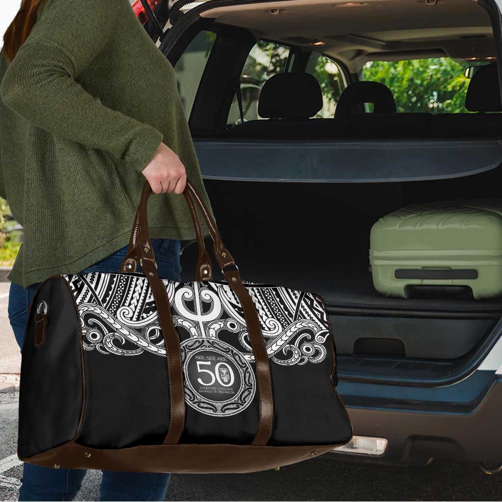 Kia Kaha Te Reo Maori New Zealand Travel Bag 50th Anniversary Ake Ake Ake LT14 - Polynesian Pride
