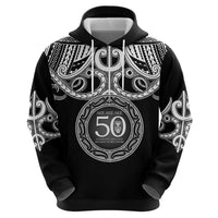 Kia Kaha Te Reo Maori New Zealand Zip Hoodie 50th Anniversary Ake Ake Ake LT14 - Polynesian Pride
