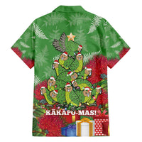 Kakapo New Zealand Christmas Hawaiian Shirt Meri Kirihimete Pohutukawa - Green Color LT14 - Polynesian Pride