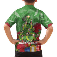 Kakapo New Zealand Christmas Hawaiian Shirt Meri Kirihimete Pohutukawa - Green Color LT14 - Polynesian Pride