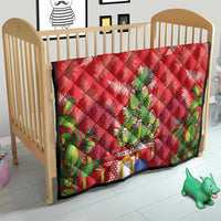 Kakapo New Zealand Christmas Quilt Meri Kirihimete Pohutukawa - Red Color LT14 - Polynesian Pride