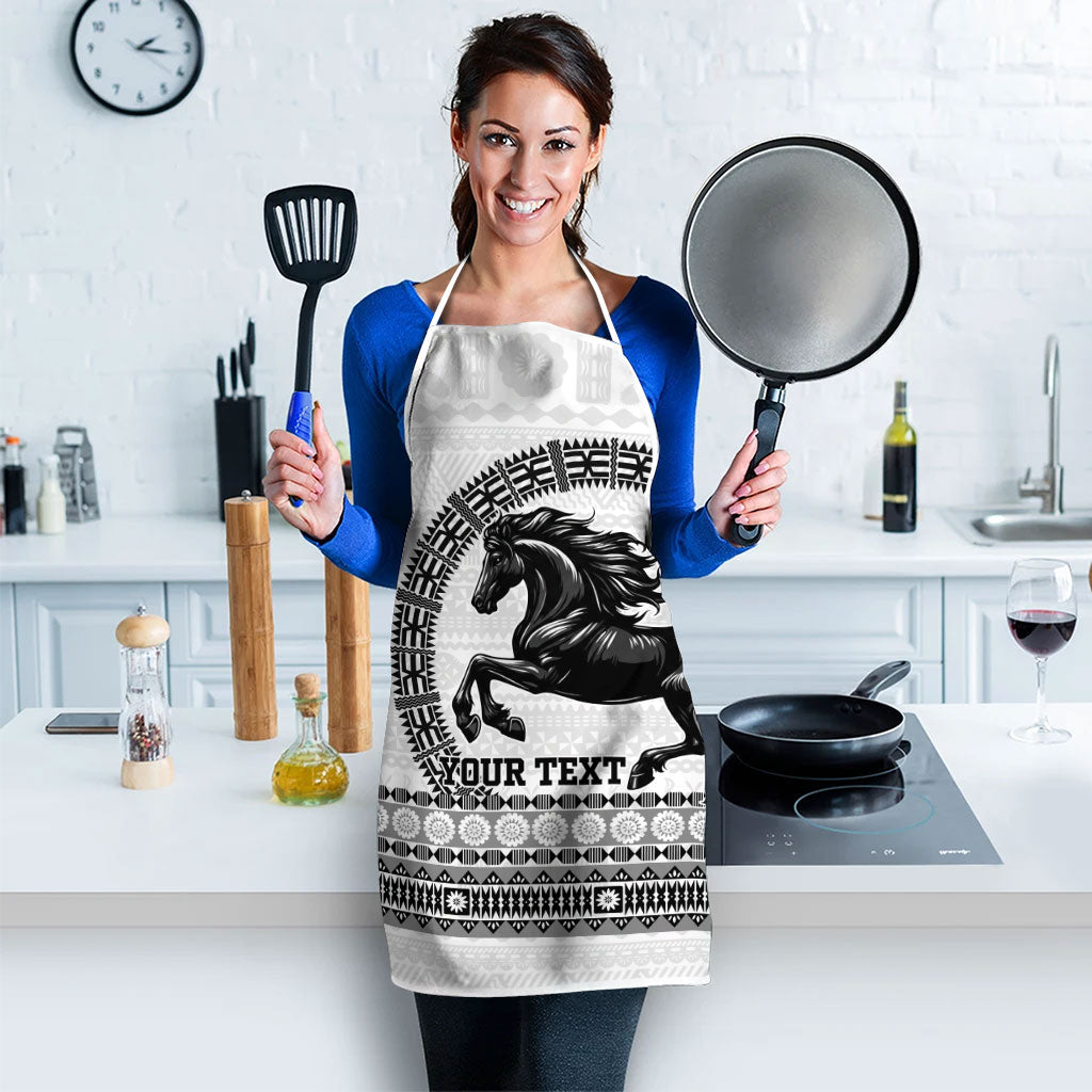 Fiji Nadroga Rugby Personalised Apron Go Stallions Fijian Tapa LT14 - Polynesian Pride