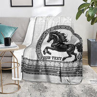 Fiji Nadroga Rugby Personalised Blanket Go Stallions Fijian Tapa LT14 - Polynesian Pride