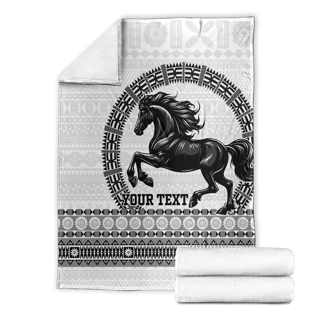 Fiji Nadroga Rugby Personalised Blanket Go Stallions Fijian Tapa LT14 - Polynesian Pride
