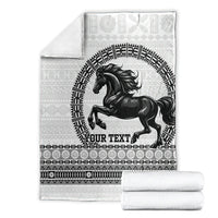 Fiji Nadroga Rugby Personalised Blanket Go Stallions Fijian Tapa LT14 - Polynesian Pride