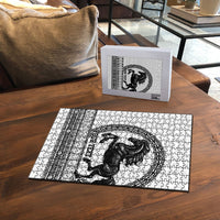Fiji Nadroga Rugby Personalised Puzzle Go Stallions Fijian Tapa LT14 - Polynesian Pride