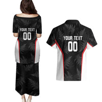 Custom New Zealand Silver Fern Softball Couples Matching Puletasi and Hawaiian Shirt Go Aotearoa LT14 - Polynesian Pride