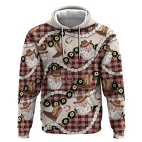 Cowboy Hawaii Mele Kalikimaka Hoodie Paniolo Kukui Nut Pikake Lei Burgundy Version LT14 Pullover Hoodie Burgundy - Polynesian Pride