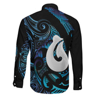 Hei Matau New Zealand Matariki Family Matching Puletasi and Hawaiian Shirt NZ Fish Hook Maori Art LT14 - Polynesian Pride