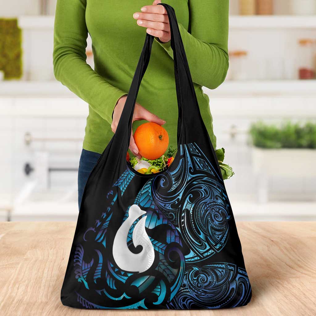 Hei Matau New Zealand Matariki Grocery Bag NZ Fish Hook Maori Art