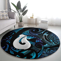 Hei Matau New Zealand Matariki Round Carpet NZ Fish Hook Maori Art