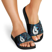 Hei Matau New Zealand Matariki Slide Sandals NZ Fish Hook Maori Art LT14 - Polynesian Pride