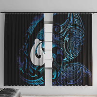 Hei Matau New Zealand Matariki Window Curtain NZ Fish Hook Maori Art