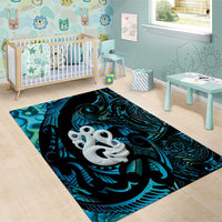 Manaia New Zealand Matariki Area Rug NZ Paua Shell Maori Art