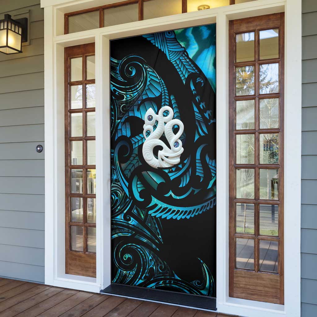 Manaia New Zealand Matariki Door Cover NZ Paua Shell Maori Art