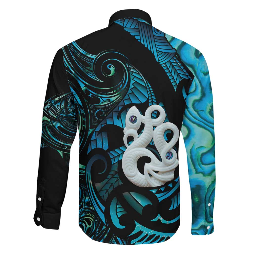 Manaia New Zealand Matariki Family Matching Mermaid Dress and Hawaiian Shirt NZ Paua Shell Maori Art LT14 - Polynesian Pride