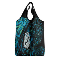 Manaia New Zealand Matariki Grocery Bag NZ Paua Shell Maori Art LT14 - Polynesian Pride