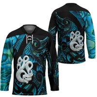 Manaia New Zealand Matariki Hockey Jersey NZ Paua Shell Maori Art