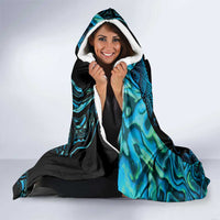 Manaia New Zealand Matariki Hooded Blanket NZ Paua Shell Maori Art