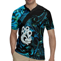 Manaia New Zealand Matariki Rugby Jersey NZ Paua Shell Maori Art