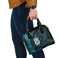 Manaia New Zealand Matariki Shoulder Handbag NZ Paua Shell Maori Art